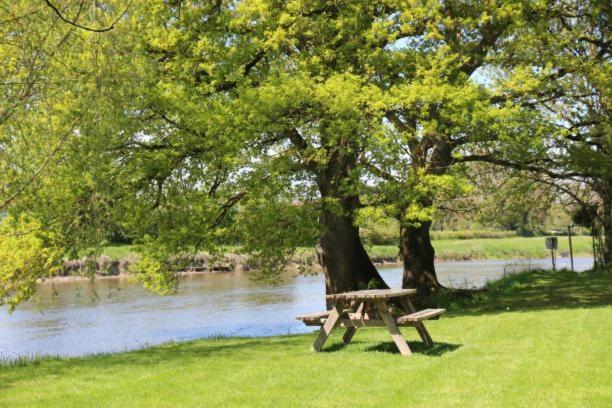 Camping Des 2 Rives- Chambres Etang-sur-Arroux Ngoại thất bức ảnh